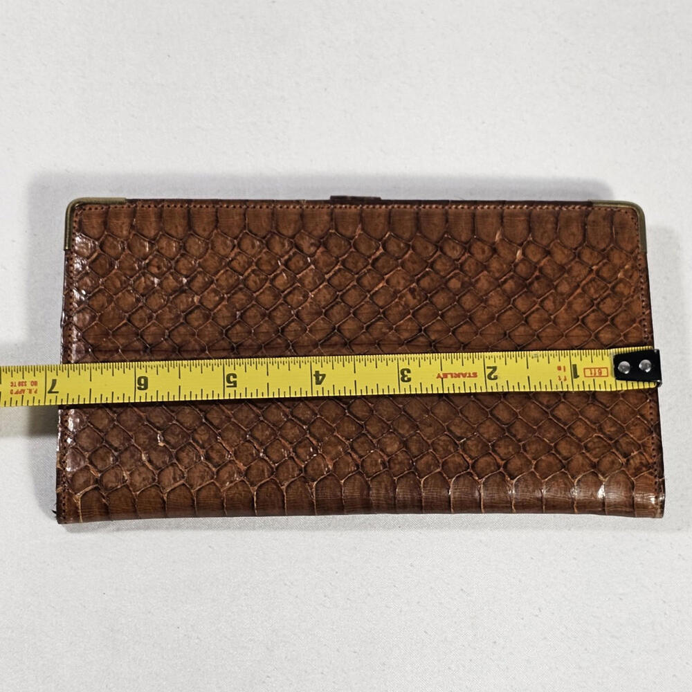 Vintage 1957 Ford Cobra Snake Skin Wallet 300-500 Club Membership Banquet MCM - Picture 10 of 11